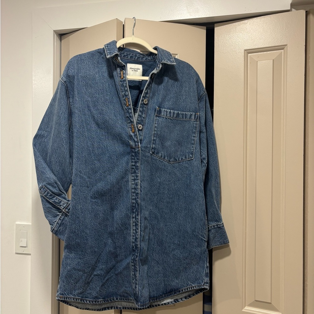 Abercrombie Denim Button-Up Dress